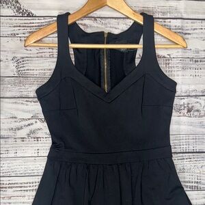 Cynthia Rowley Black Sleeveless V-Neck Mini Dress Sz. S‎